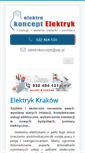 Mobile Screenshot of elektro-koncept.pl